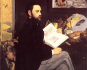 爱德华马奈 - Portrait of Emile Zola